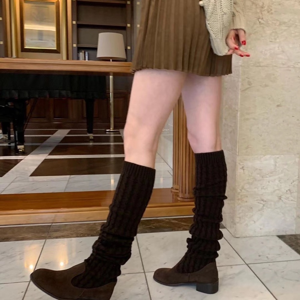 Over knee knitting socks boots - Picture 3 of 5